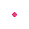 Set van 6 bolvormige knopen met oog Roze