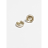 Set van 6 metalen knopen Ø22 mm Goud