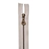 Niet-scheidbare sluiting beige - 22 cm