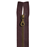Scheidbare sluiting in bordeaux/brons, 65 cm